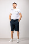 BERMUDA UOMO SARTORIALE LINO PANTALACCIO TASCA AMERICA