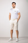 BERMUDA UOMO SARTORIALE LINO PANTALACCIO TASCA AMERICA