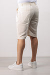 BERMUDA UOMO SARTORIALE LINO PANTALACCIO TASCA AMERICA