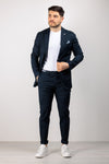 PANTALONE UOMO TASCA AMERICA SARTORIALE TELA PARACADUTE