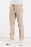 PANTALONE UOMO VELLUTO ARMATURATO TASCA AMERICA SLIM MADE IN ITALY
