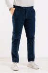 PANTALONE UOMO VELLUTO ARMATURATO TASCA AMERICA SLIM MADE IN ITALY