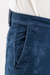 PANTALONE UOMO VELLUTO ARMATURATO TASCA AMERICA SLIM MADE IN ITALY