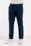 PANTALONE UOMO VELLUTO ARMATURATO TASCA AMERICA SLIM MADE IN ITALY