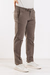 PANTALONE UOMO VELLUTO ARMATURATO TASCA AMERICA SLIM MADE IN ITALY