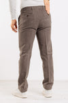 PANTALONE UOMO VELLUTO ARMATURATO TASCA AMERICA SLIM MADE IN ITALY