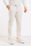 PANTALONE UOMO VELLUTO ARMATURATO TASCA AMERICA SLIM MADE IN ITALY