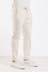 PANTALONE UOMO VELLUTO ARMATURATO TASCA AMERICA SLIM MADE IN ITALY