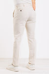 PANTALONE UOMO VELLUTO ARMATURATO TASCA AMERICA SLIM MADE IN ITALY