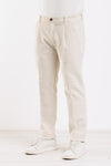 PANTALONI UOMO VELLUTO 500 RIGHE CON PINCES ELASTICO IN VITA MADE IN ITALY