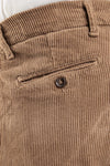 PANTALONI UOMO VELLUTO 500 RIGHE CON PINCES ELASTICO IN VITA MADE IN ITALY