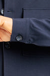 CAMICIA UOMO OVER SHIRT JERSEY PUNTO MILANO CON TASCHE MADE IN ITALY