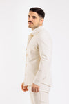 CAMICIA UOMO OVER SHIRT JERSEY PUNTO MILANO CON TASCHE MADE IN ITALY