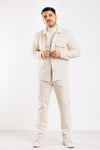 CAMICIA UOMO OVER SHIRT JERSEY PUNTO MILANO CON TASCHE MADE IN ITALY