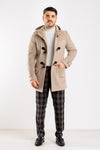 GIACCONE UOMO MONTGOMERY CON CAPPUCCIO CAPPOTTO MADE IN ITALY