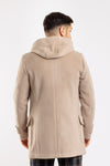 GIACCONE UOMO MONTGOMERY CON CAPPUCCIO CAPPOTTO MADE IN ITALY