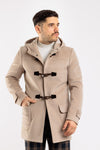 GIACCONE UOMO MONTGOMERY CON CAPPUCCIO CAPPOTTO MADE IN ITALY