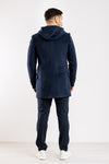 GIACCONE UOMO MONTGOMERY CON CAPPUCCIO CAPPOTTO MADE IN ITALY