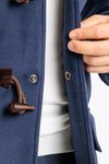 GIACCONE UOMO MONTGOMERY CON CAPPUCCIO CAPPOTTO MADE IN ITALY