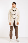 GIACCONE UOMO MONTGOMERY CON CAPPUCCIO CAPPOTTO MADE IN ITALY