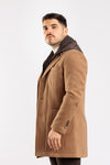 CAPOTTO UOMO BARONETTO CON CAPPUCCIO E PETTORINA REMOVIBILE MADE IN ITALY
