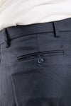 PANTALONE UOMO SARTORIALE TASCA AMERICA PINCES MADE IN ITALY ELEGANTE