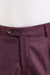 PANTALONE UOMO SARTORIALE TASCA AMERICA PINCES MADE IN ITALY ELEGANTE