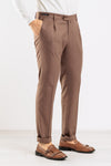 PANTALONE UOMO SARTORIALE TASCA AMERICA PINCES MADE IN ITALY ELEGANTE