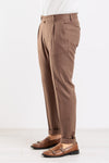PANTALONE UOMO SARTORIALE TASCA AMERICA PINCES MADE IN ITALY ELEGANTE