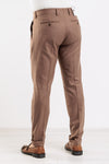 PANTALONE UOMO SARTORIALE TASCA AMERICA PINCES MADE IN ITALY ELEGANTE