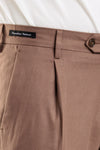 PANTALONE UOMO SARTORIALE TASCA AMERICA PINCES MADE IN ITALY ELEGANTE
