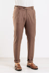 PANTALONE UOMO SARTORIALE TASCA AMERICA PINCES MADE IN ITALY ELEGANTE