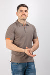 POLO À MANCHES COURTES POUR HOMMES SHOCKLY SMART PULL EN COTON PIQUÉ