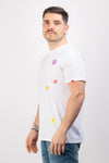 T-SHIRT UOMO MANICA CORTA SHOCKLY HAND FLOWER GIROCOLLO COTONE