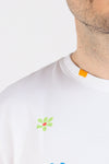 T-SHIRT UOMO MANICA CORTA SHOCKLY HAND FLOWER GIROCOLLO COTONE