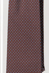MEN'S MICRO PATTERN TIE 100% SILK MADE IN ITALY CVT031