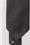 CRAVATE POUR HOMME À MICRO-MOTIFS 100 % SOIE FABRIQUÉE EN ITALIE CVT040