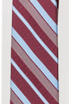MEN'S TIE WITH STRIPED PATTERN 100% SILK MADE IN ITALY CVT039