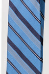 MEN'S TIE WITH STRIPED PATTERN 100% SILK MADE IN ITALY CVT039