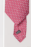 CRAVATE HOMME FANTAISIE 100% SOIE FLEURS FABRIQUÉE EN ITALIE CVT005