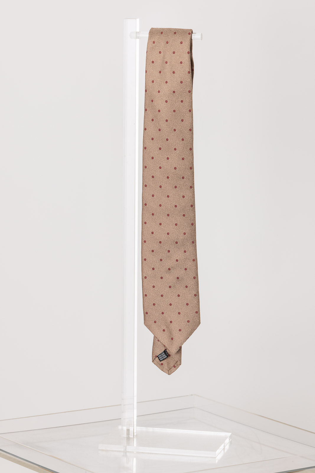 CRAVATE HOMME IMPRIMÉ À POIS 100% SOIE FABRIQUÉE EN ITALIE CVT008