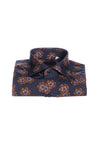 CAMICIA SLIM CON FANTASIA A FIORI MCA185