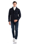 MANTEAU COURT COL CHEMISE BCP544