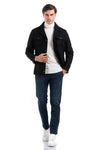 MANTEAU COURT COL CHEMISE BCP544