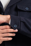 MANTEAU COURT COL CHEMISE BCP544