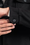 MANTEAU COURT COL CHEMISE BCP544