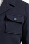 MANTEAU COURT COL CHEMISE BCP544